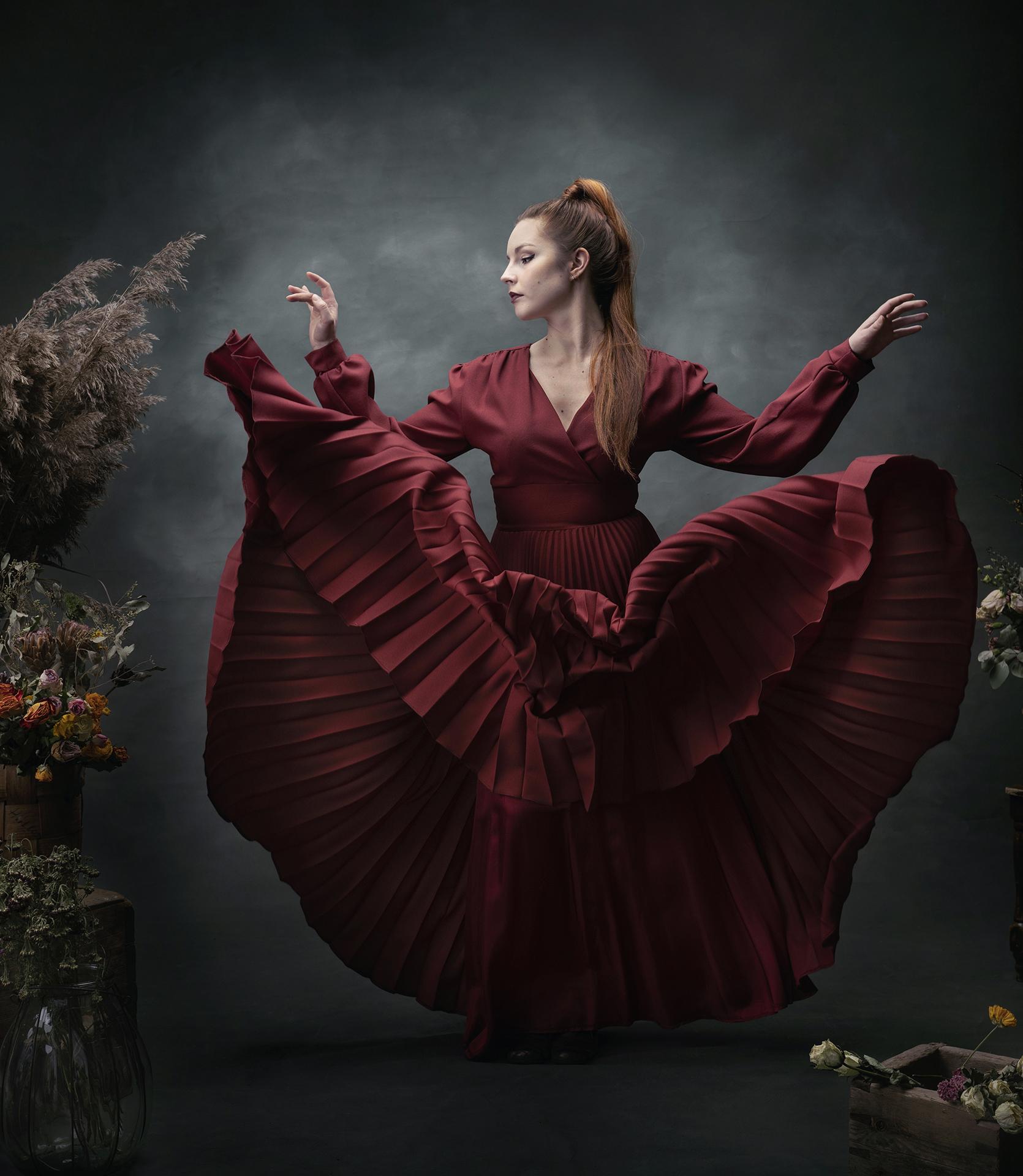 European Photography Awards Winner - The woman in the red dress