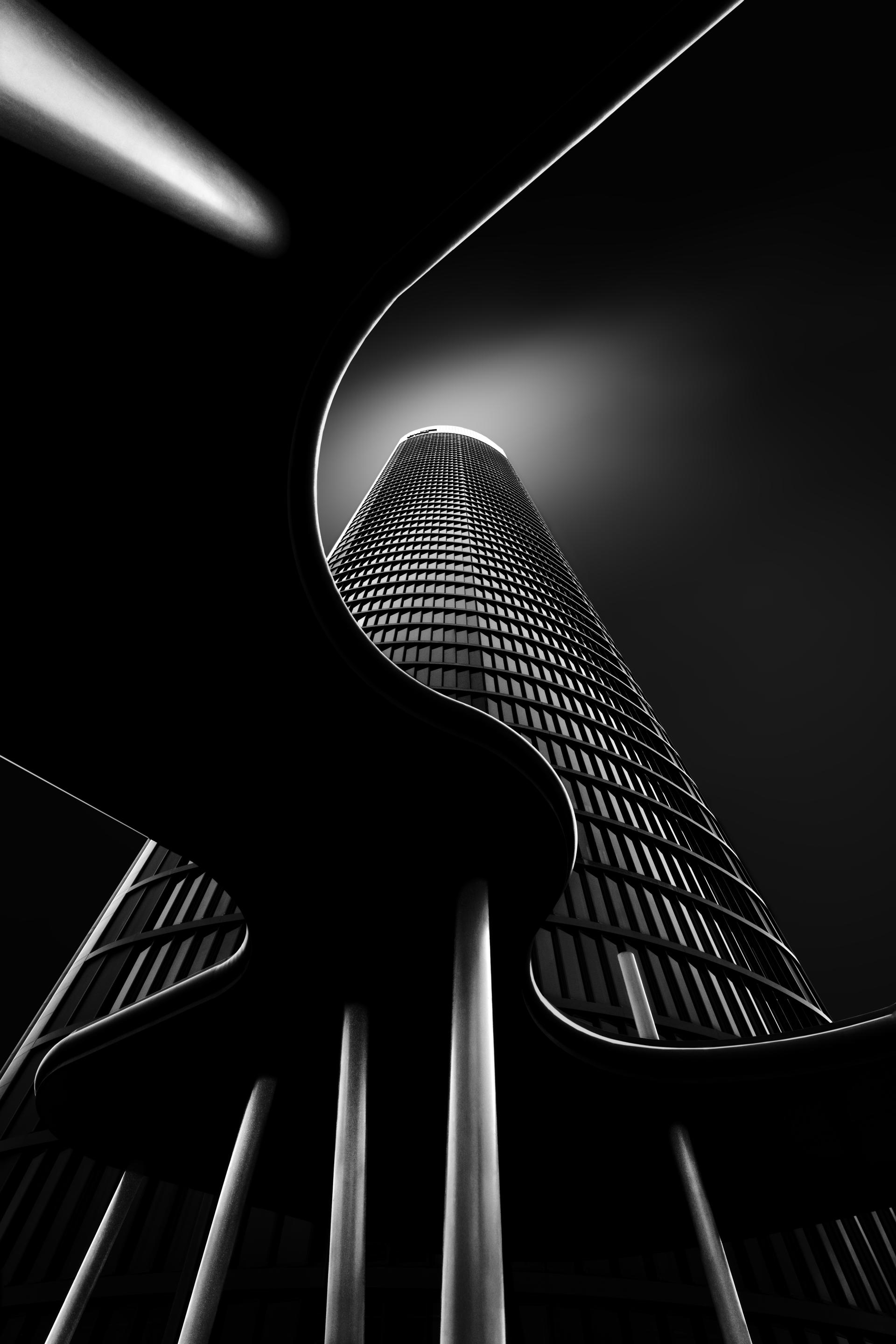 European Photography Awards Winner - Monochrome Majesty: Cuatro Torres Business Area