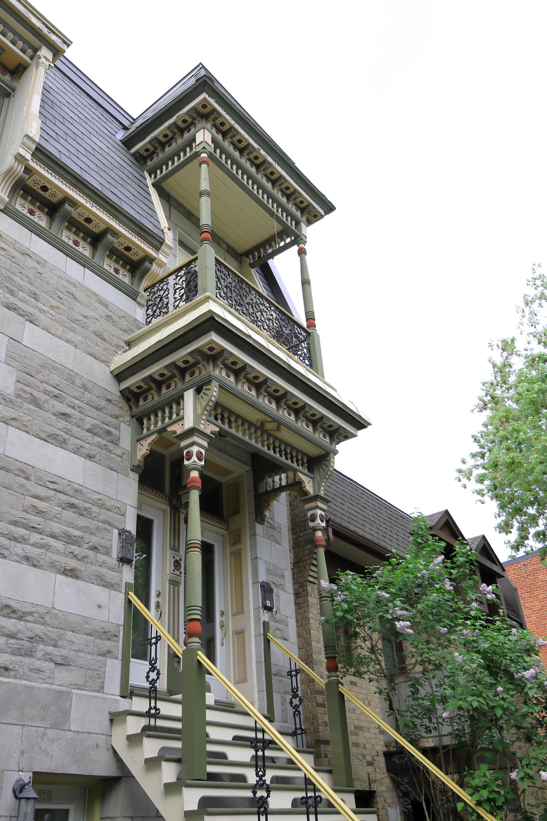 European Photography Awards Winner - Saint Henri balcony woodwork 1850-1890