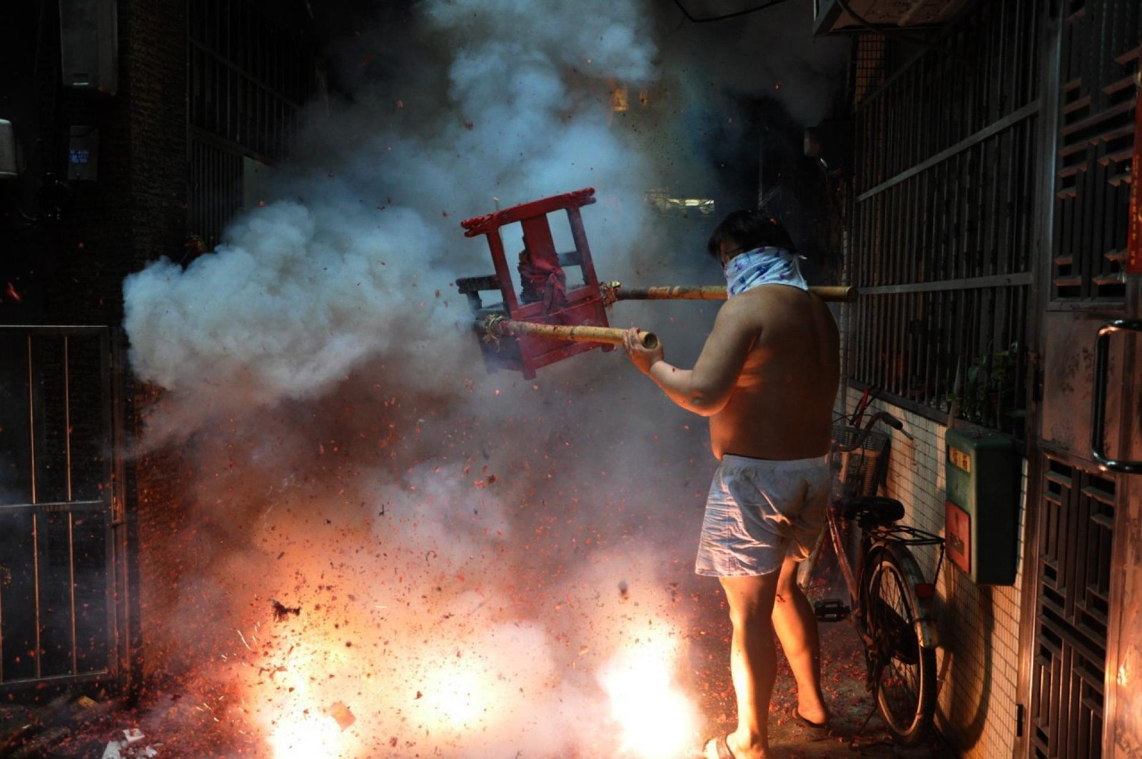European Photography Awards Winner -  Temple Fairs  Under The Smoke