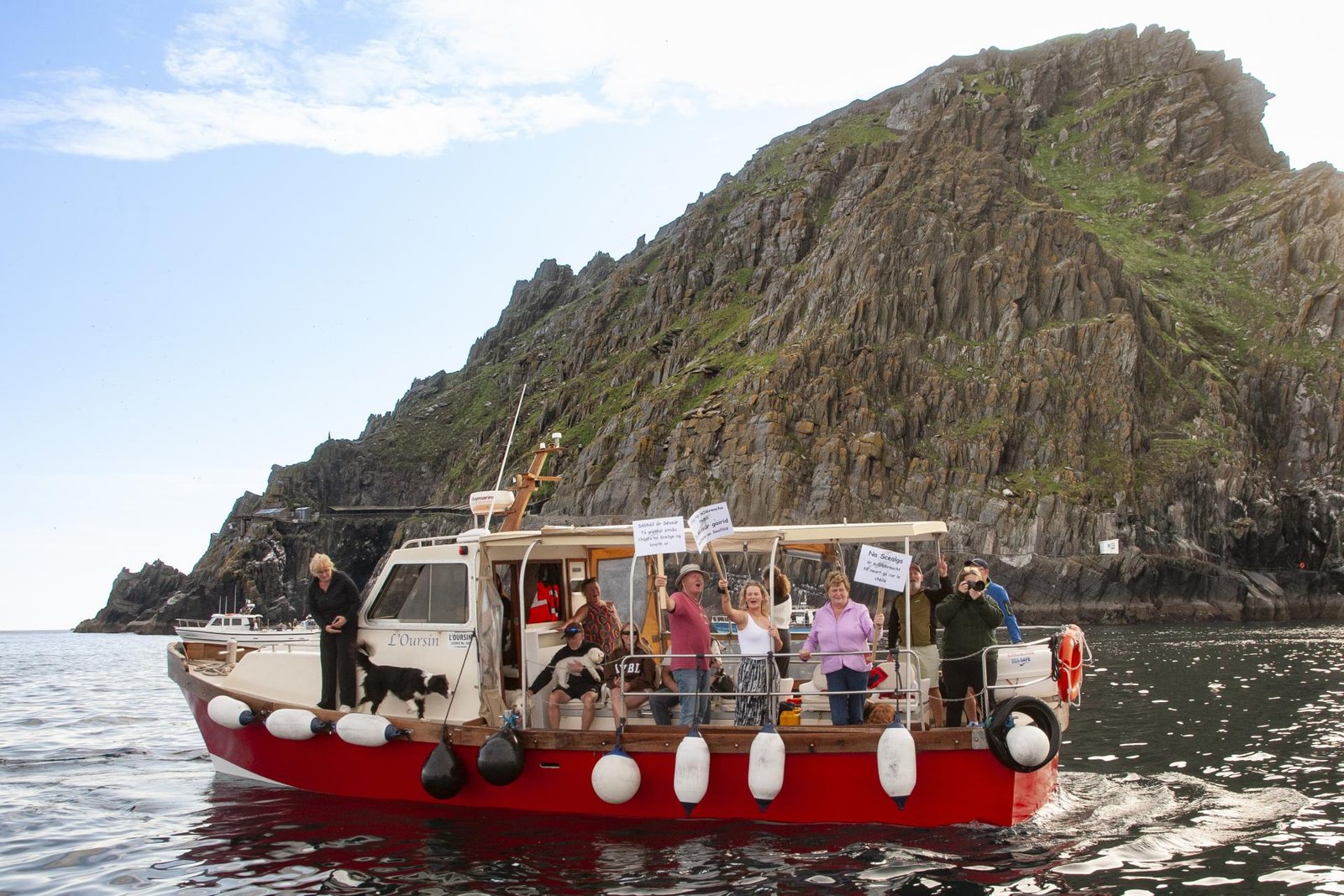 European Photography Awards Winner - Skellig Michael Protest
