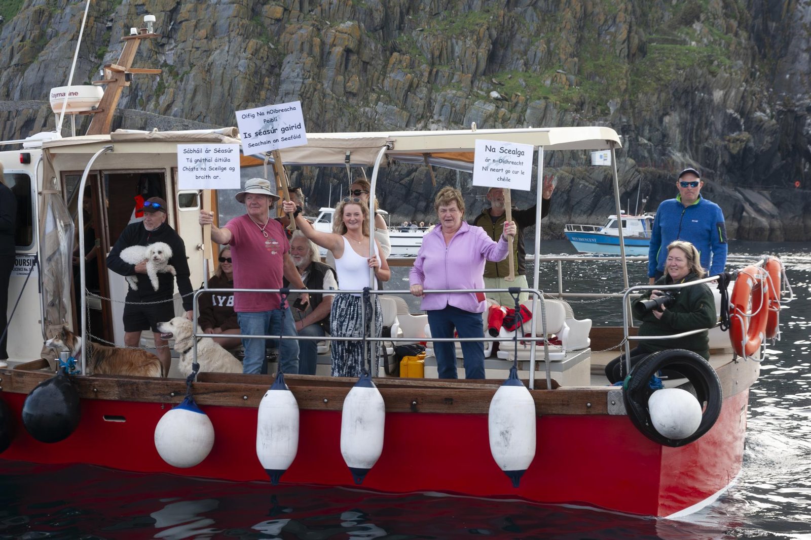 European Photography Awards Winner - Skellig Michael Protest