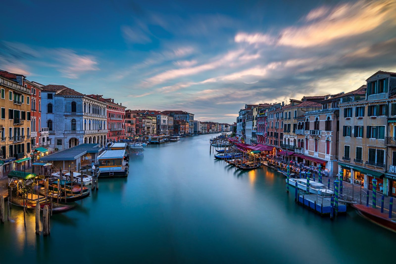 European Photography Awards Winner - Grand Canal during Blue Hour, from the Rialto Bridge