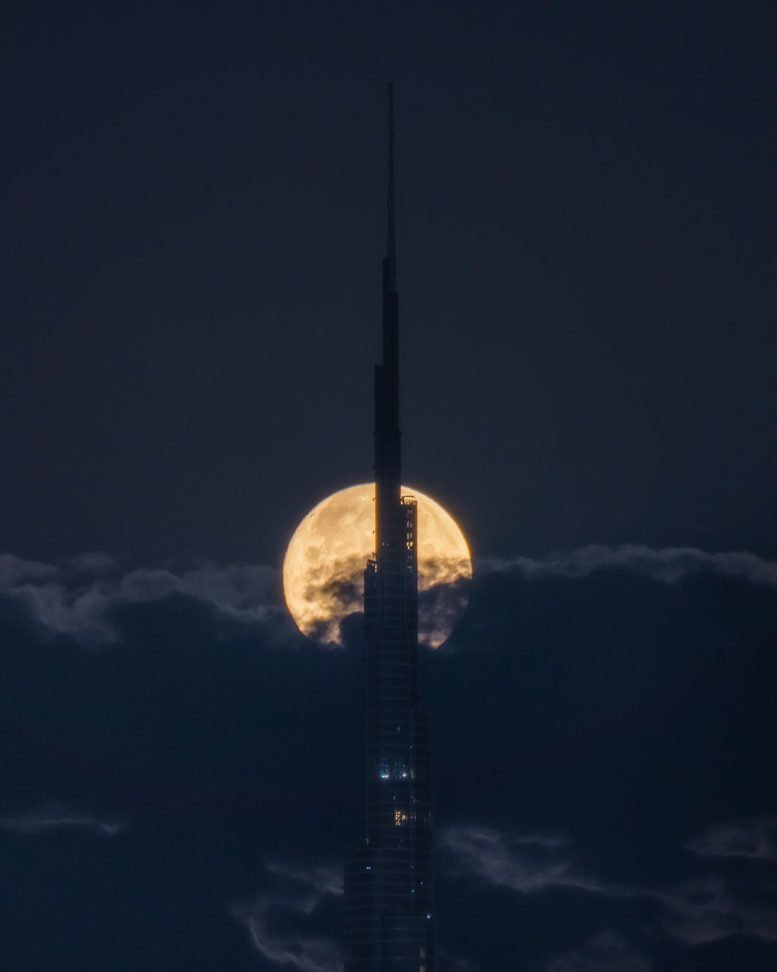 European Photography Awards Winner - Burj Khalifa Supermoon