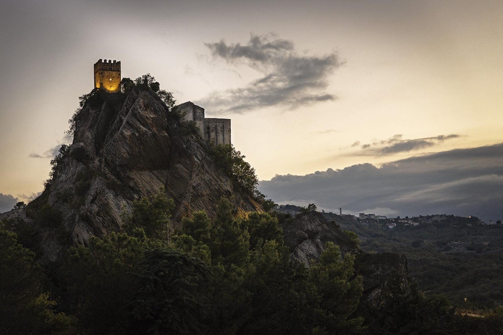 European Photography Awards Winner - Roccascalegna at sunset