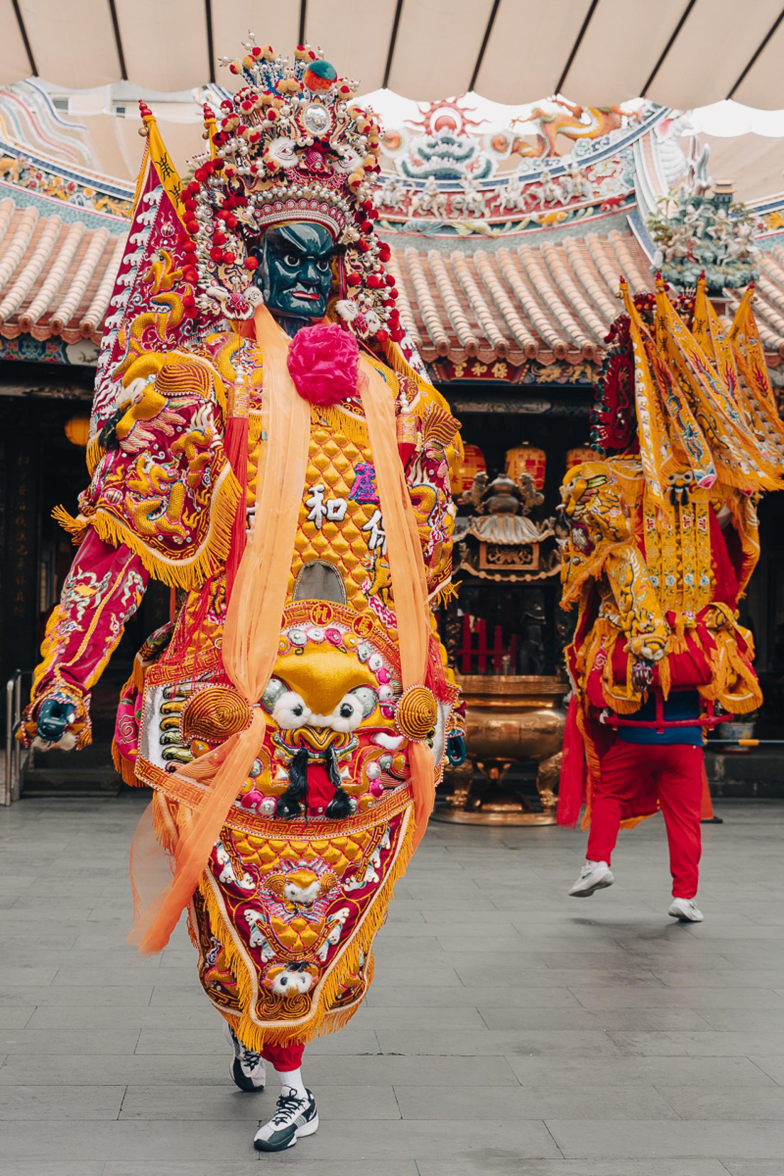 European Photography Awards Winner - The Weight of Devotion: Divine Guardians of Luzhou