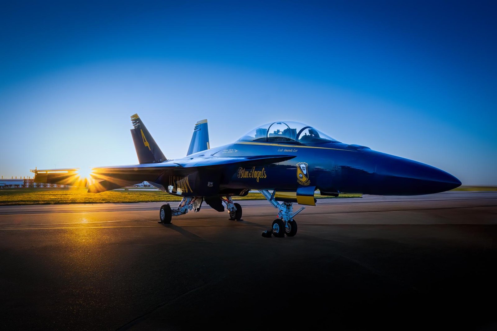 European Photography Awards Winner - Blue Angel Sunburst on the Flight Line