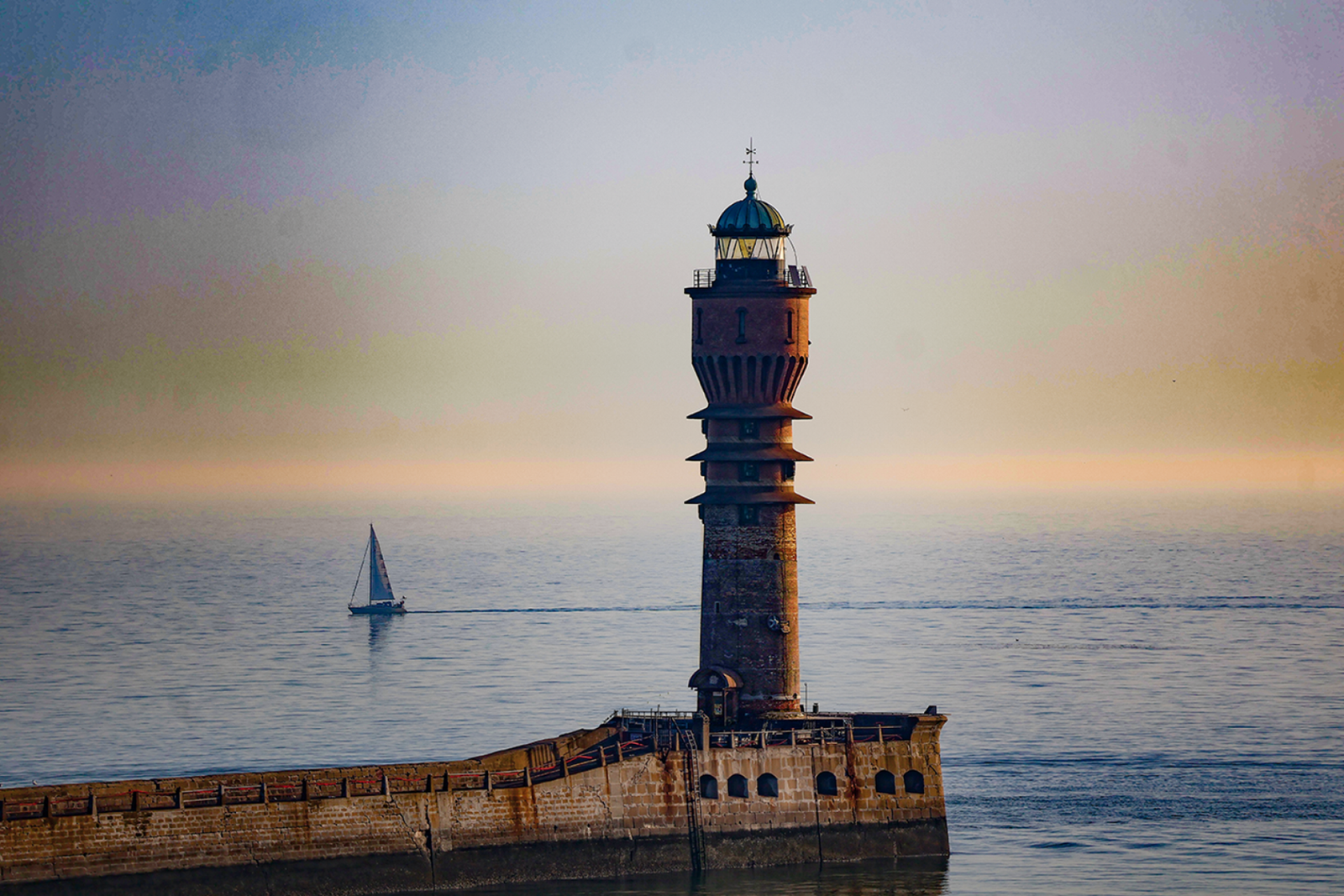 European Photography Awards Winner - Early Morning Sailing Past the Saint-Pol Lighthouse