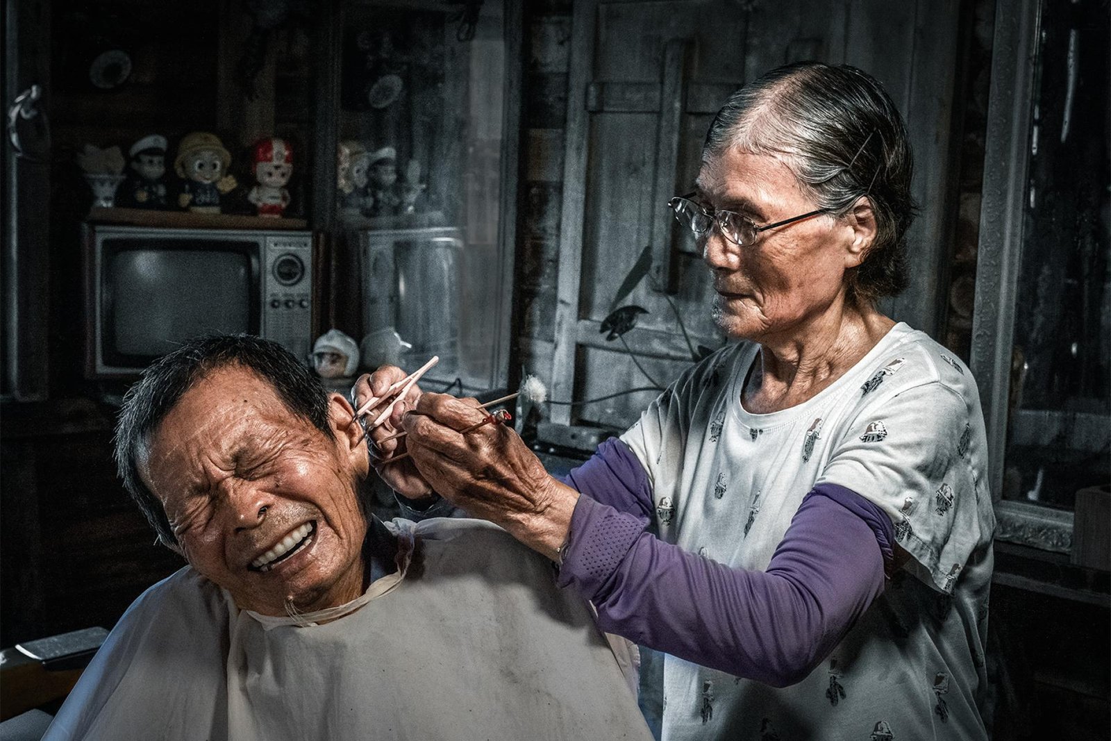 European Photography Awards Winner - The joy of ear cleaning